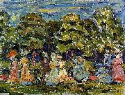 Maurice Prendergast Summer in the Park oil painting reproduction